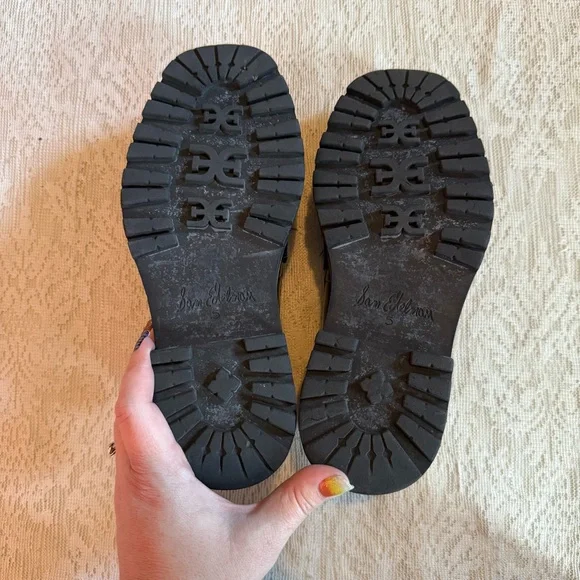 Sam Edelman Laurs lug-sole tailored loafer flats - Picture 11 of 13